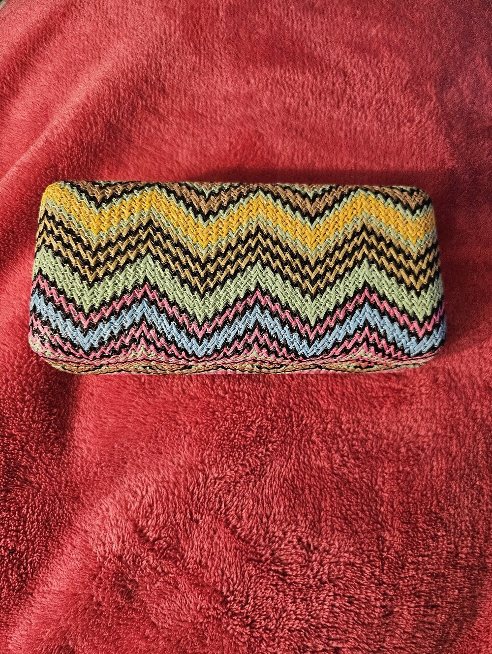 Zig Zag Chevron Glasses Hard Case RETRO Clamshell Colorful